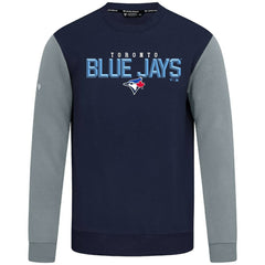 Toronto Blue Jays Levelwear Throwback Ultimate Carve Sweatshirt Navy