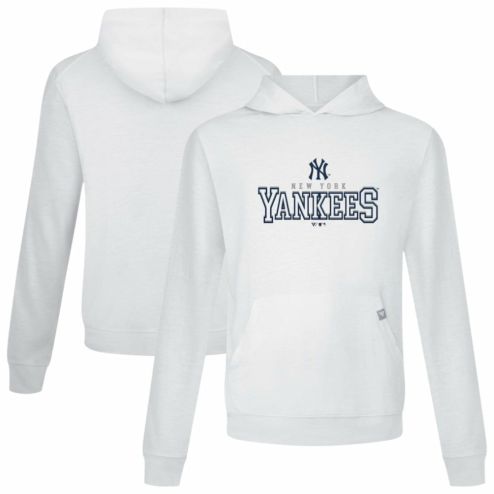 New York Yankees Levelwear Relay Journey Pullover Hoodie White