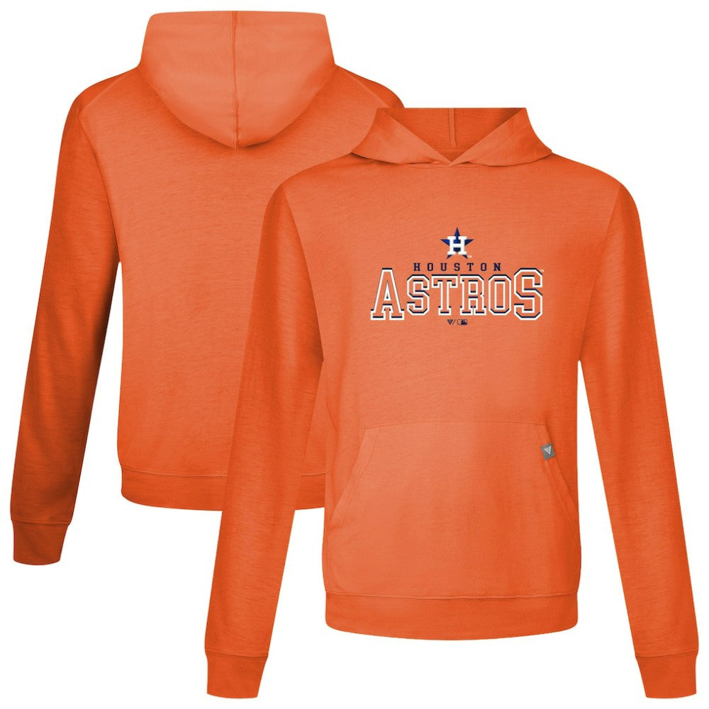 Houston Astros Levelwear Relay Journey Pullover Hoodie Orange