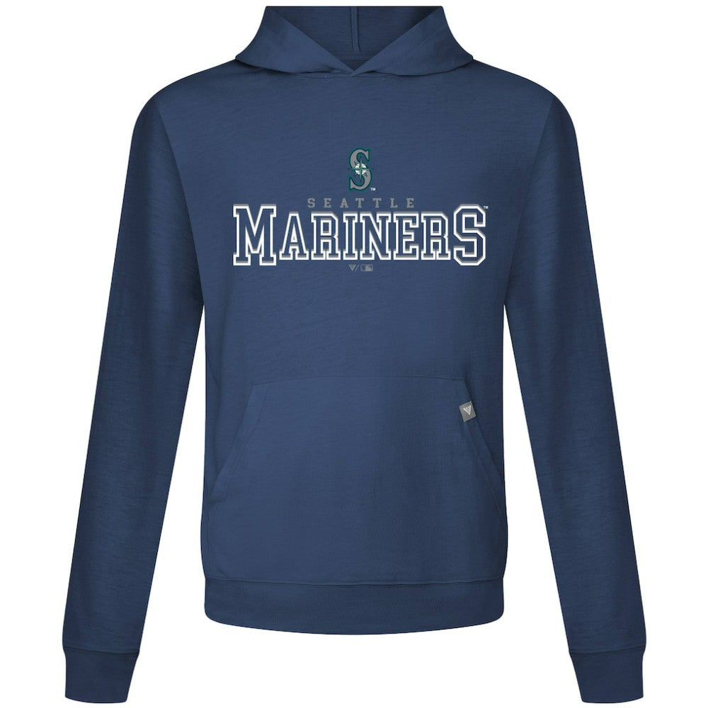 Seattle Mariners Levelwear Relay Journey Pullover Hoodie Navy