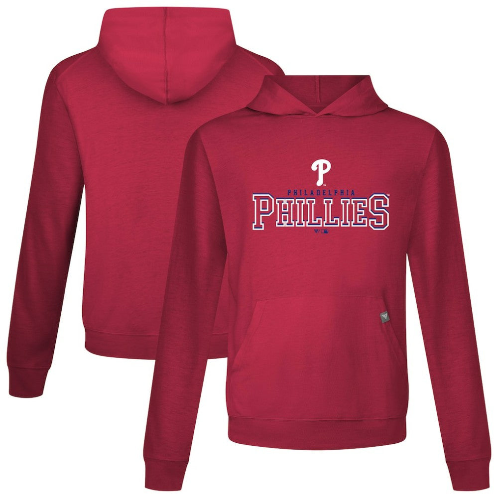 Philadelphia Phillies Levelwear Relay Journey Pullover Hoodie Red