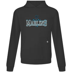 Miami Marlins Levelwear Relay Journey Pullover Hoodie Black