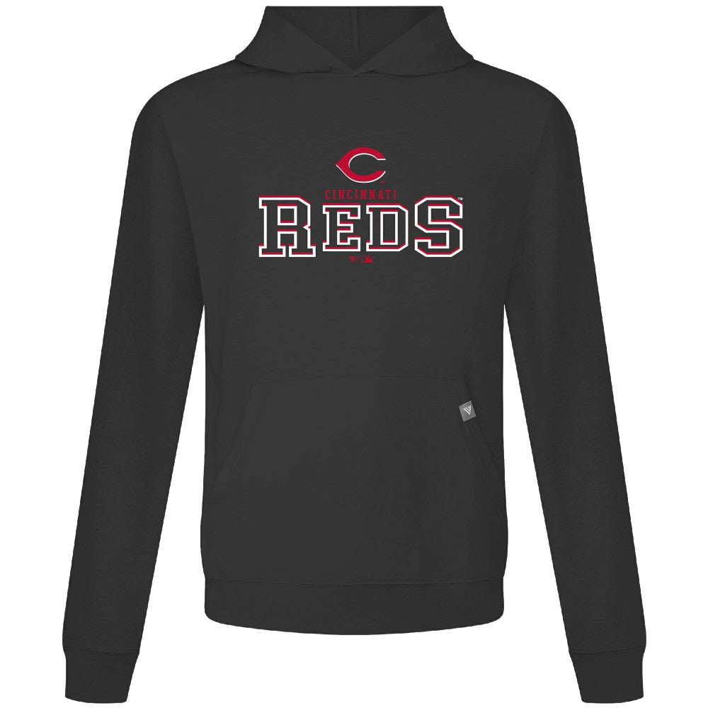 Cincinnati Reds Levelwear Relay Journey Pullover Hoodie Black