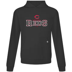 Cincinnati Reds Levelwear Relay Journey Pullover Hoodie Black