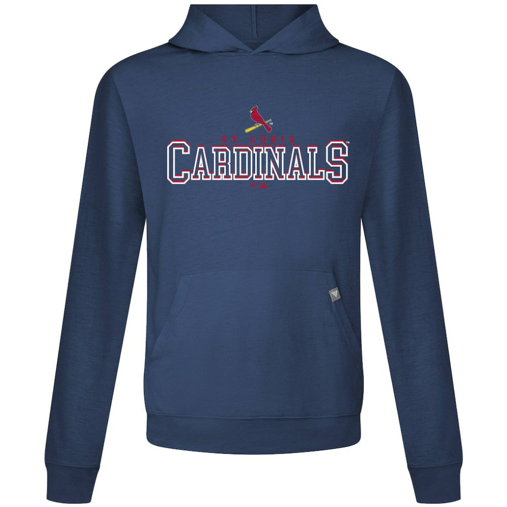 St. Louis Cardinals Levelwear Relay Journey Pullover Hoodie Navy