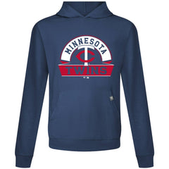 Minnesota Twins Levelwear Relay Banner Arch Pullover Hoodie Navy