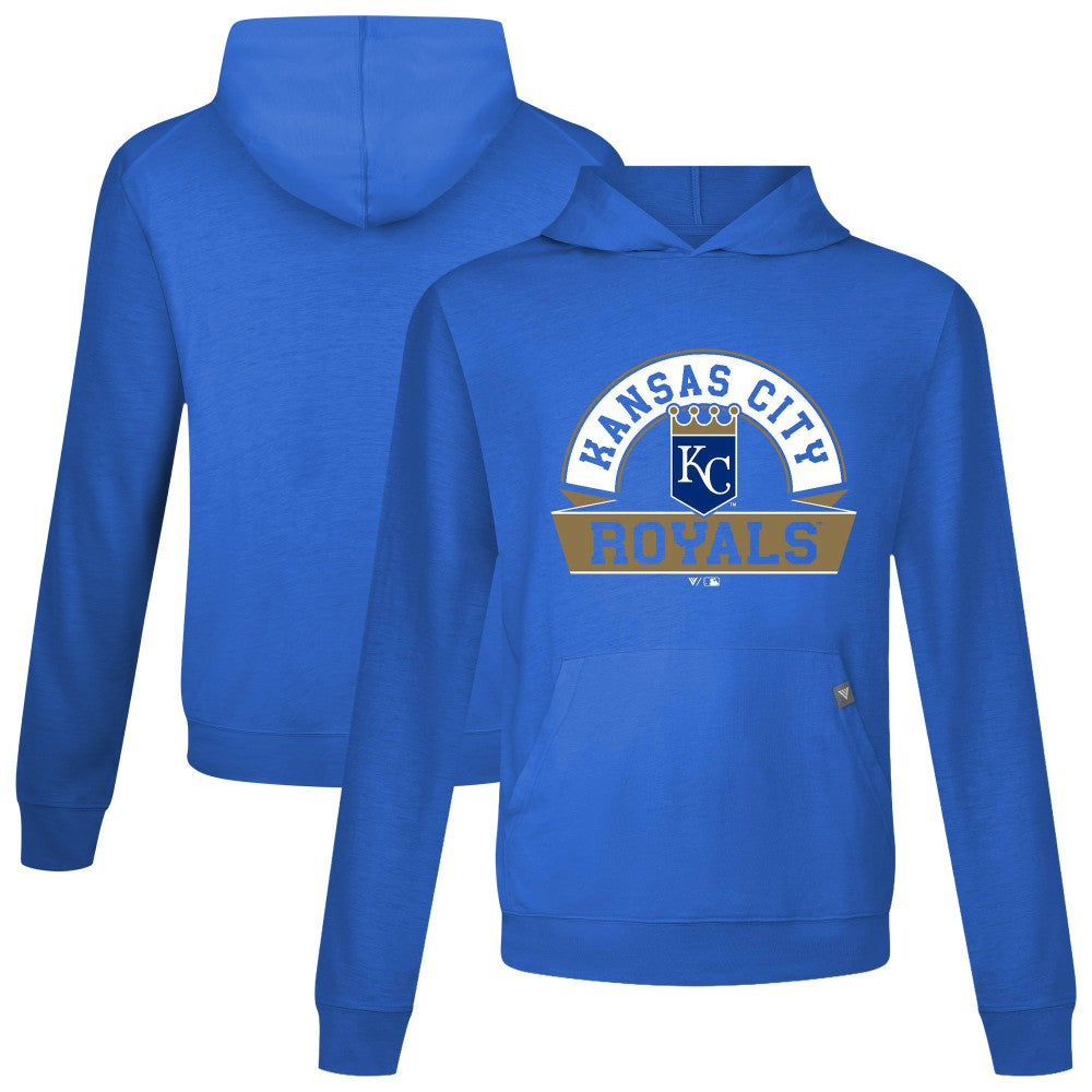 Kansas City Royals Levelwear Relay Banner Arch Pullover Hoodie Royal