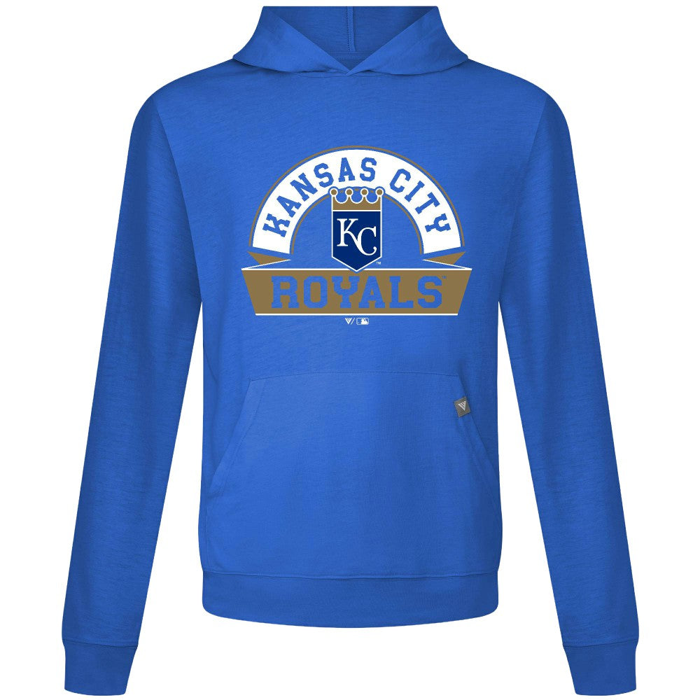 Kansas City Royals Levelwear Relay Banner Arch Pullover Hoodie Royal