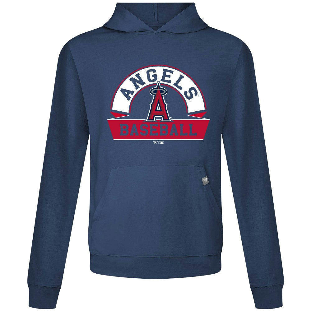 Los Angeles Angels Levelwear Relay Banner Arch Pullover Hoodie Navy