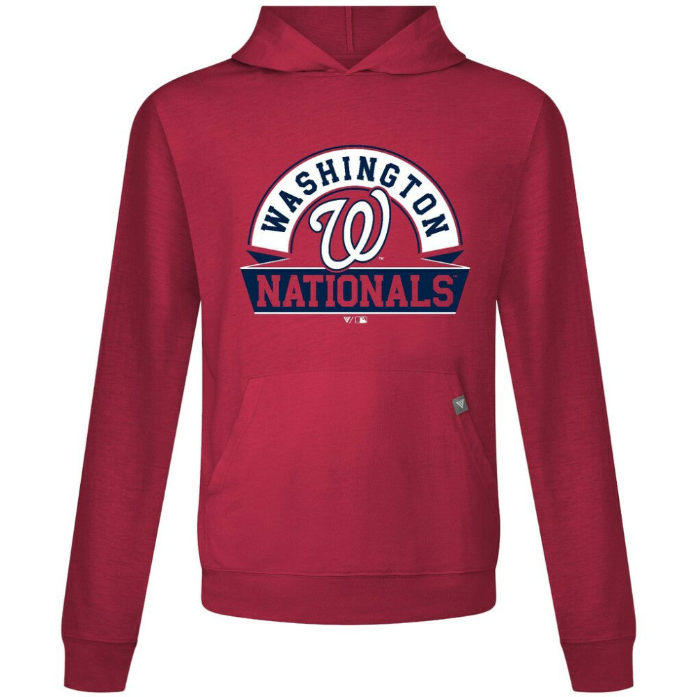 Washington Nationals Levelwear Relay Banner Arch Pullover Hoodie Red
