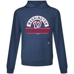 Washington Nationals Levelwear Relay Banner Arch Pullover Hoodie Navy