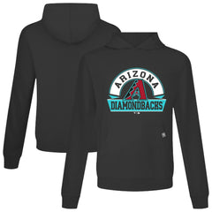 Arizona Diamondbacks Levelwear Relay Banner Arch Pullover Hoodie Black