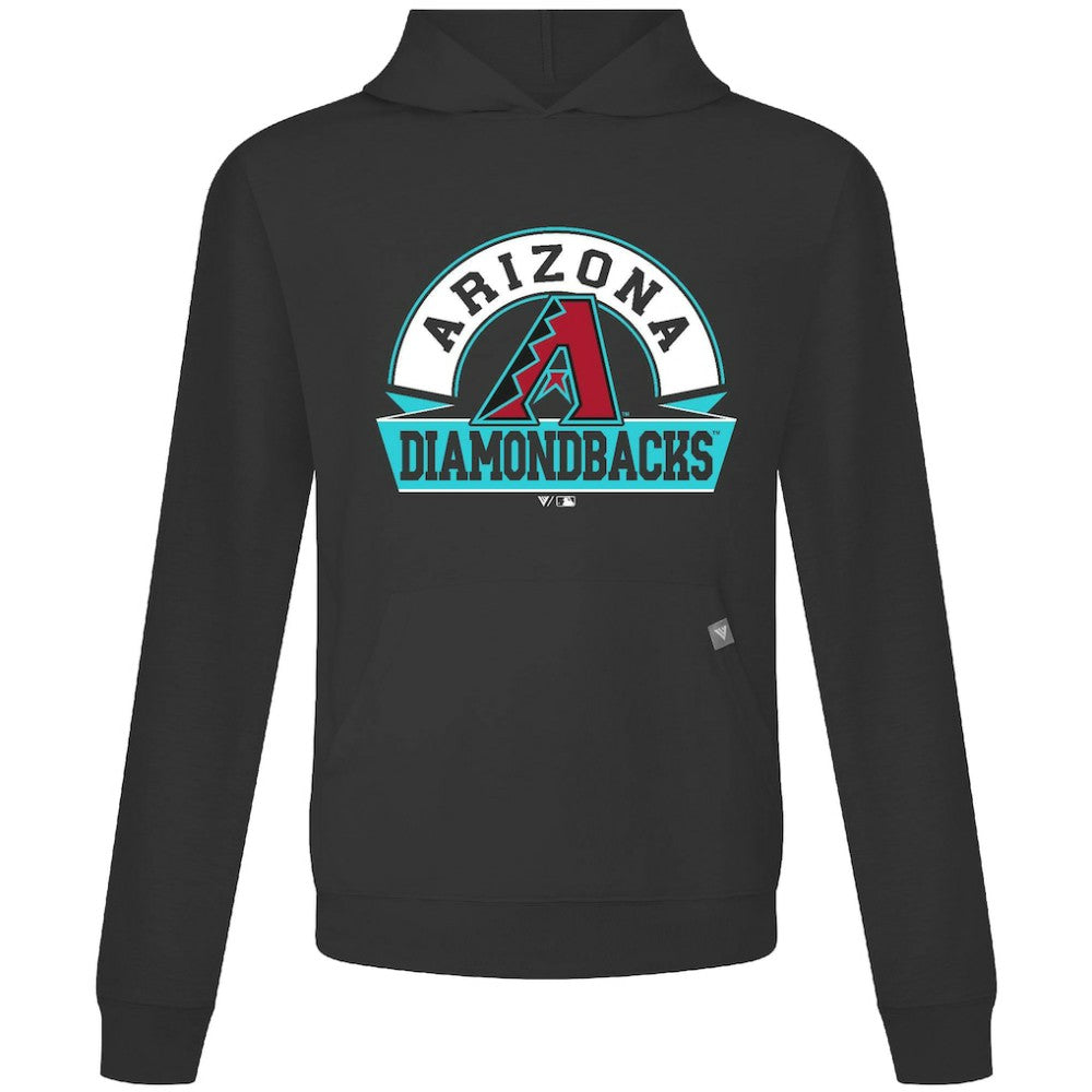 Arizona Diamondbacks Levelwear Relay Banner Arch Pullover Hoodie Black