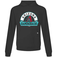 Arizona Diamondbacks Levelwear Relay Banner Arch Pullover Hoodie Black