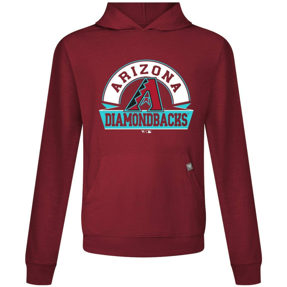 Arizona Diamondbacks Levelwear Relay Banner Arch Pullover Hoodie Cardinal