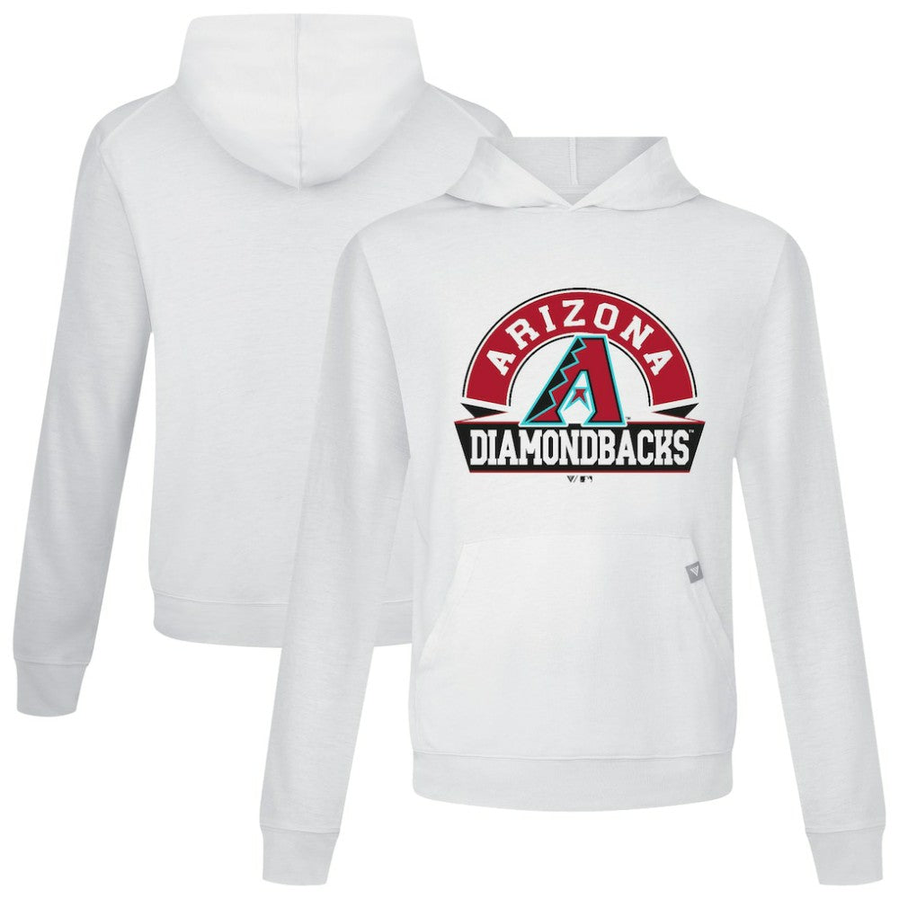 Arizona Diamondbacks Levelwear Relay Banner Arch Pullover Hoodie White