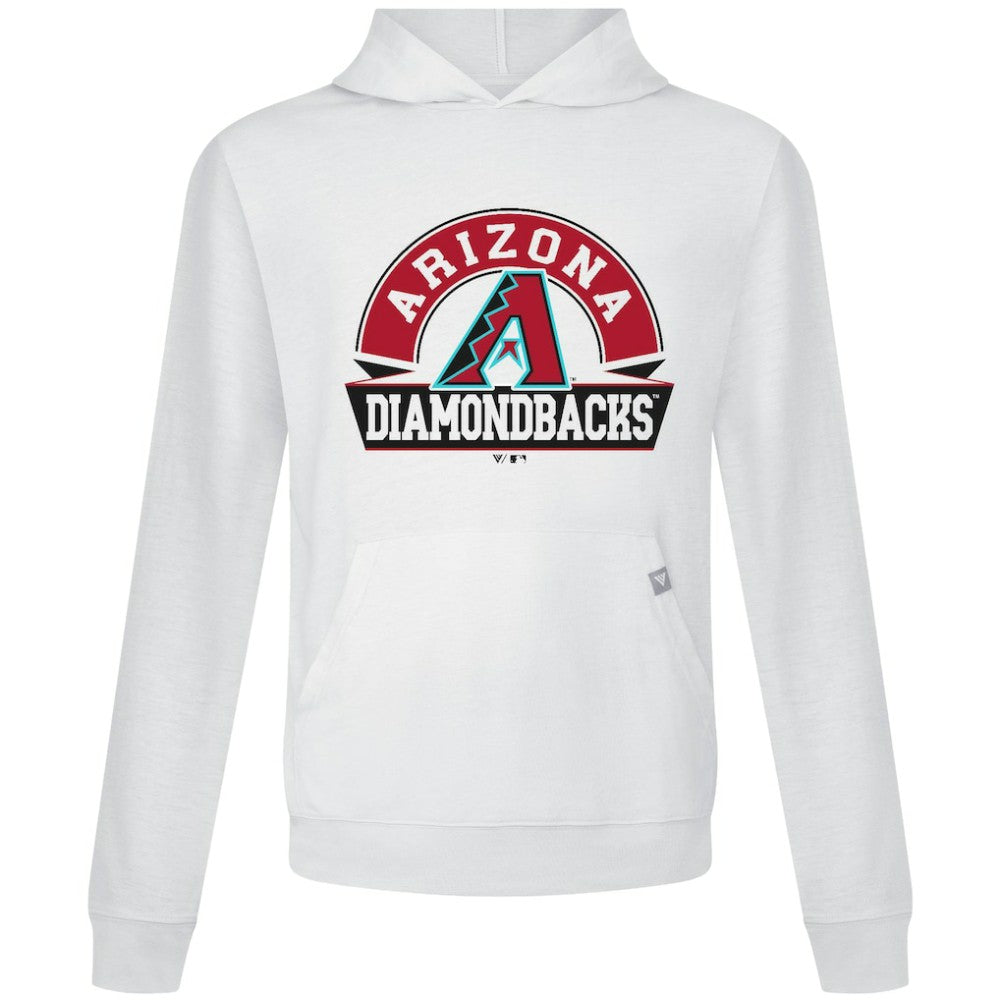 Arizona Diamondbacks Levelwear Relay Banner Arch Pullover Hoodie White