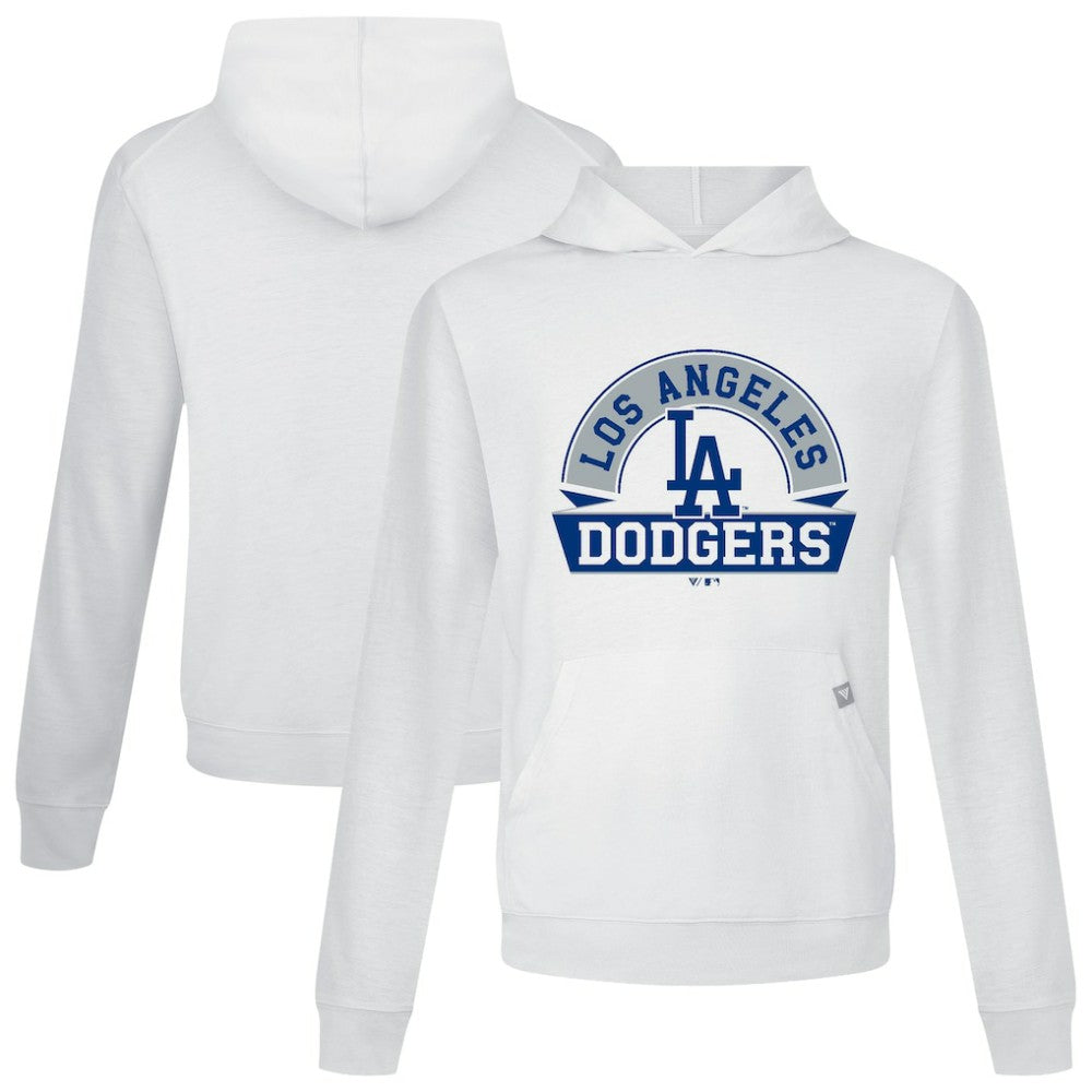 Los Angeles Dodgers Levelwear Relay Banner Arch Pullover Hoodie White