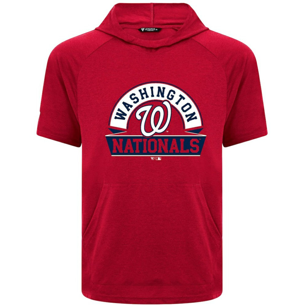 Washington Nationals Levelwear Phase Banner Arch Hoodie T-Shirt Red