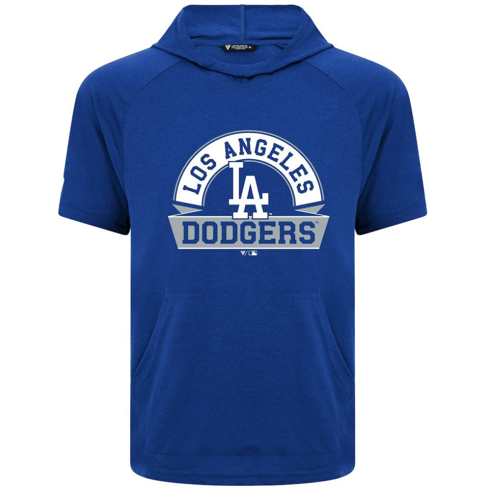 Los Angeles Dodgers Levelwear Phase Banner Arch Hoodie T-Shirt Royal