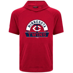 Minnesota Twins Levelwear Phase Banner Arch Hoodie T-Shirt Red