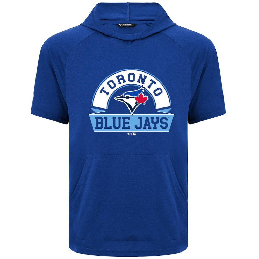 Toronto Blue Jays Levelwear Phase Banner Arch Hoodie T-Shirt Royal