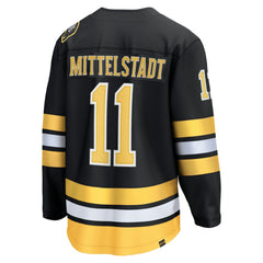 Casey Mittelstadt Boston Bruins Fanatics Home Breakaway Player Jersey - Black Jerseys