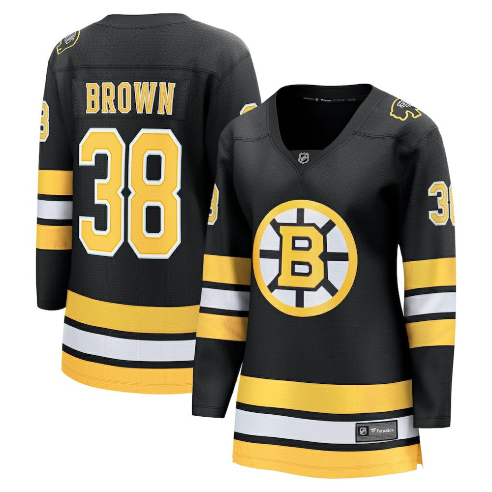 Patrick Brown Boston Bruins Fanatics Women's Home Breakaway Player Jersey - Black Jerseys