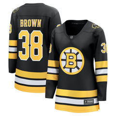 Patrick Brown Boston Bruins Fanatics Women's Home Breakaway Player Jersey - Black Jerseys