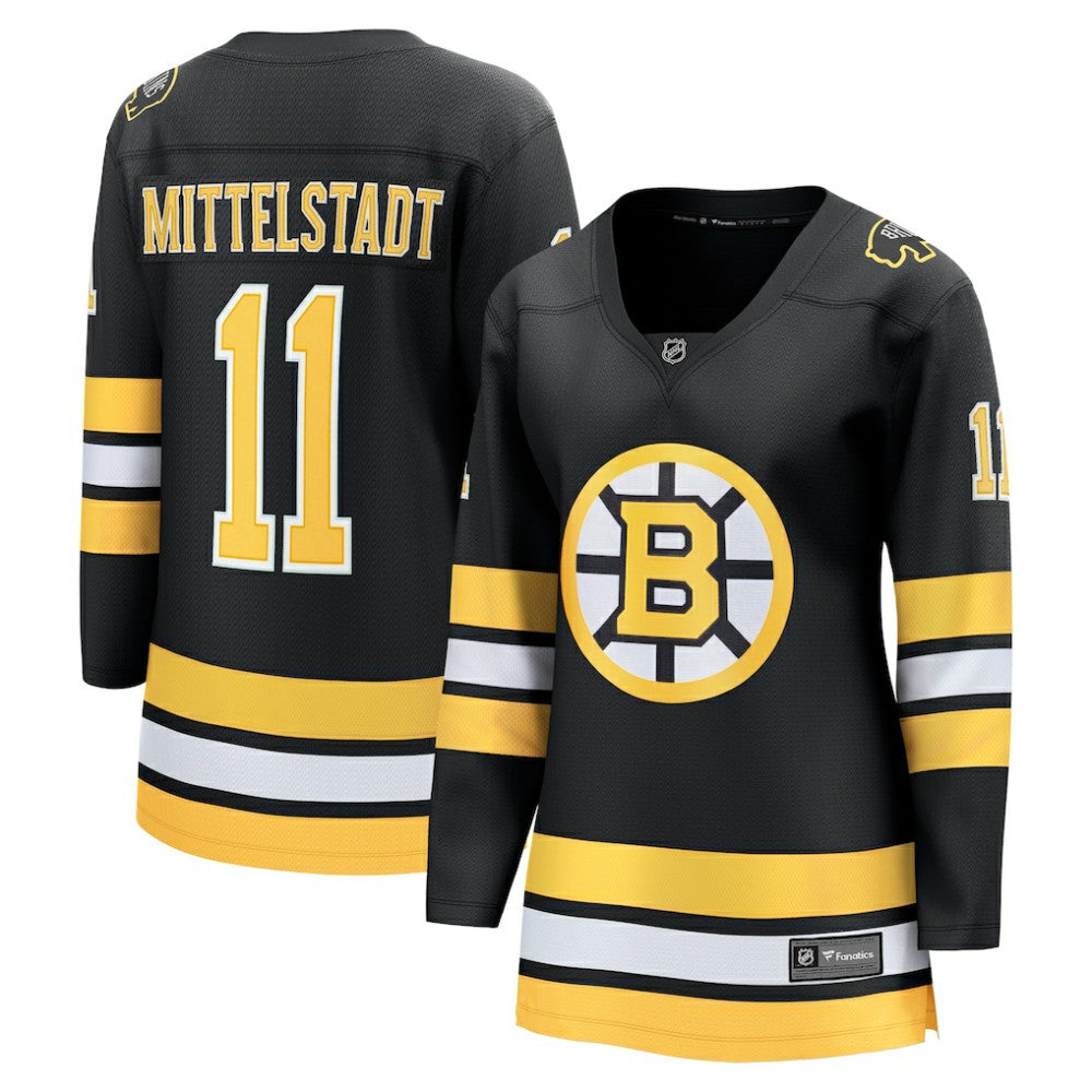 Casey Mittelstadt Boston Bruins Fanatics Women's Home Breakaway Player Jersey - Black Jerseys