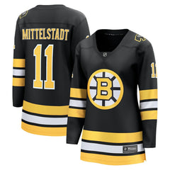 Casey Mittelstadt Boston Bruins Fanatics Women's Home Breakaway Player Jersey - Black Jerseys