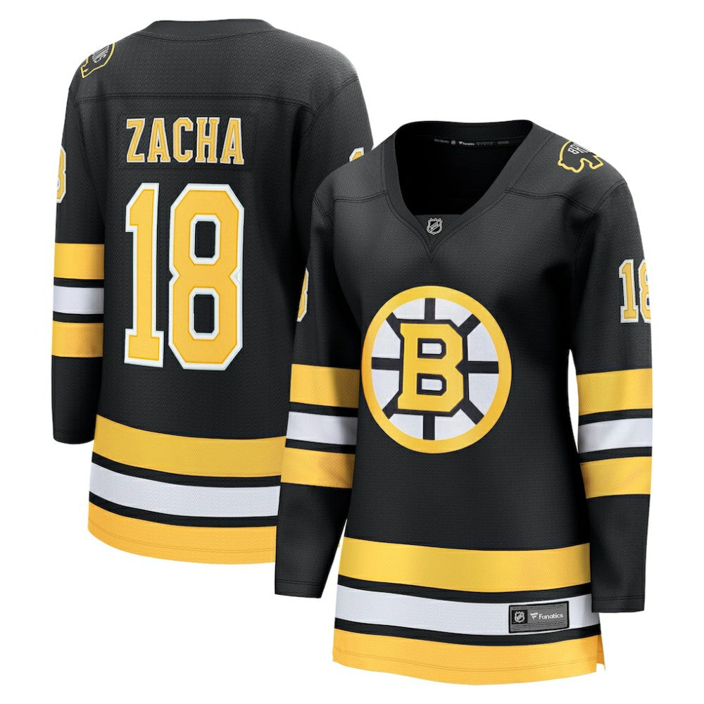 Pavel Zacha Boston Bruins Fanatics Women's Home Breakaway Player Jersey - Black Jerseys