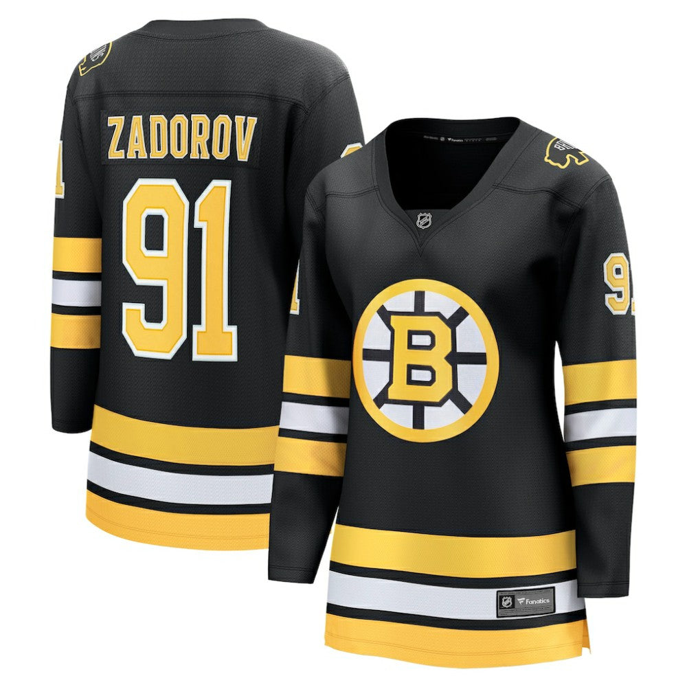 Nikita Zadorov Boston Bruins Fanatics Women's Home Breakaway Player Jersey - Black Jerseys