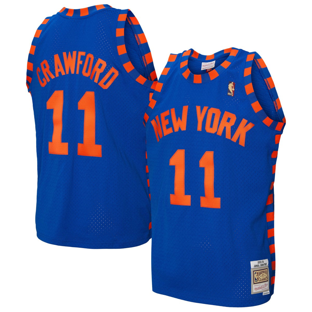 Jamal Crawford New York Knicks 2005/06 Hardwood Classics Swingman Jersey - Blue on sale