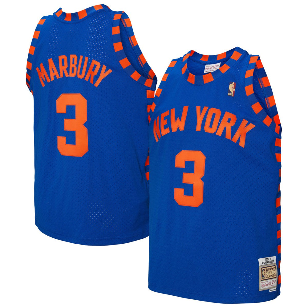 Stephon Marbury New York Knicks 2005/06 Hardwood Classics Swingman Jersey - Blue discount