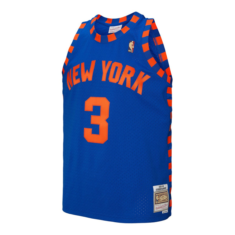 Stephon Marbury New York Knicks 2005/06 Hardwood Classics Swingman Jersey - Blue discount