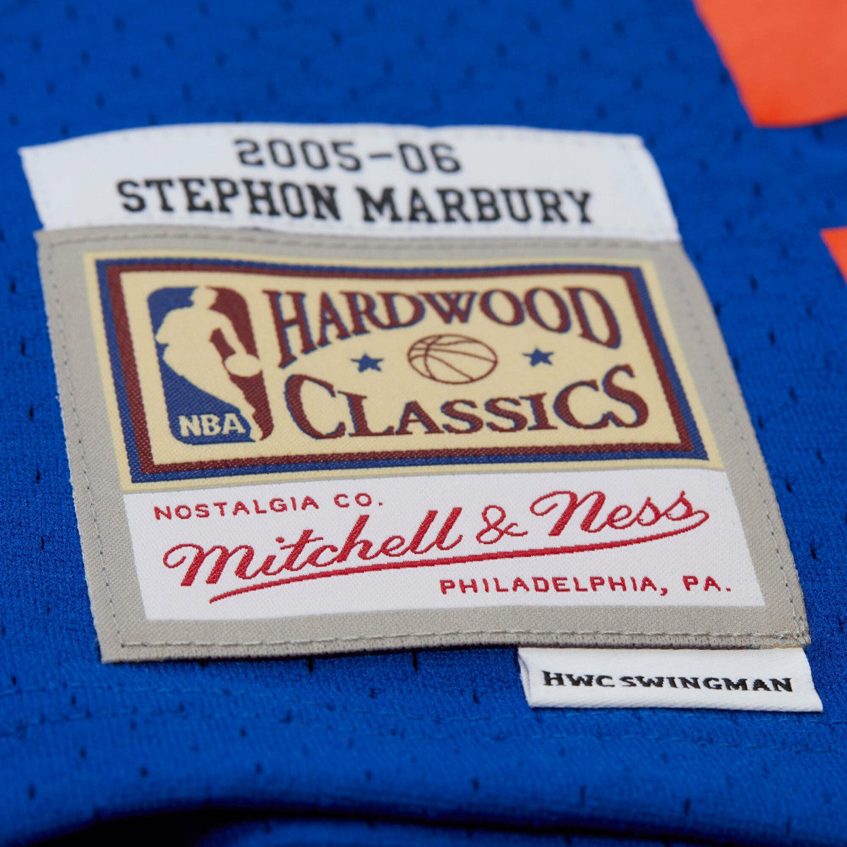 Stephon Marbury New York Knicks 2005/06 Hardwood Classics Swingman Jersey - Blue discount