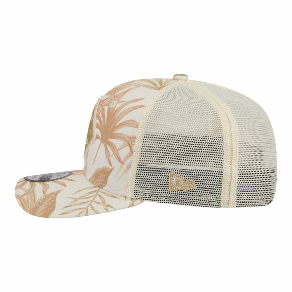 Boston Red Sox Tonal Palm 9SEVENTY Adjustable Trucker Hat Tan