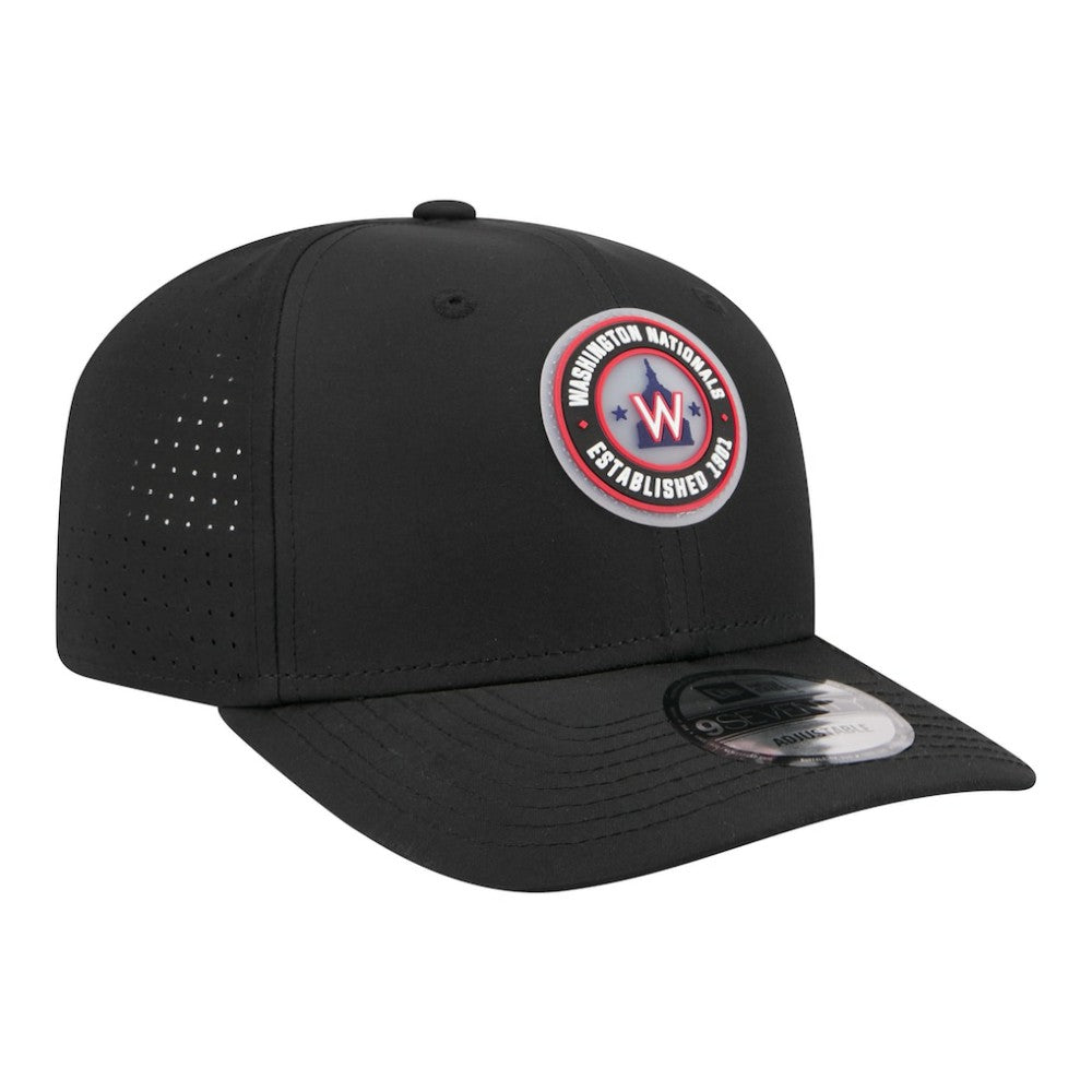 Washington Nationals Circle 9SEVENTY Adjustable Hat Black