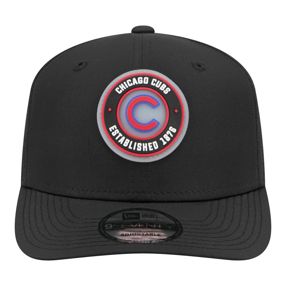 Chicago Cubs Circle 9SEVENTY Adjustable Hat Black