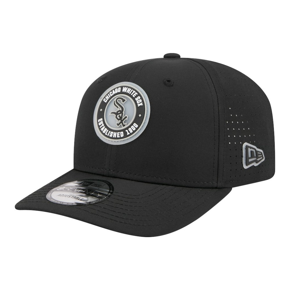 Chicago White Sox Circle 9SEVENTY Adjustable Hat Black