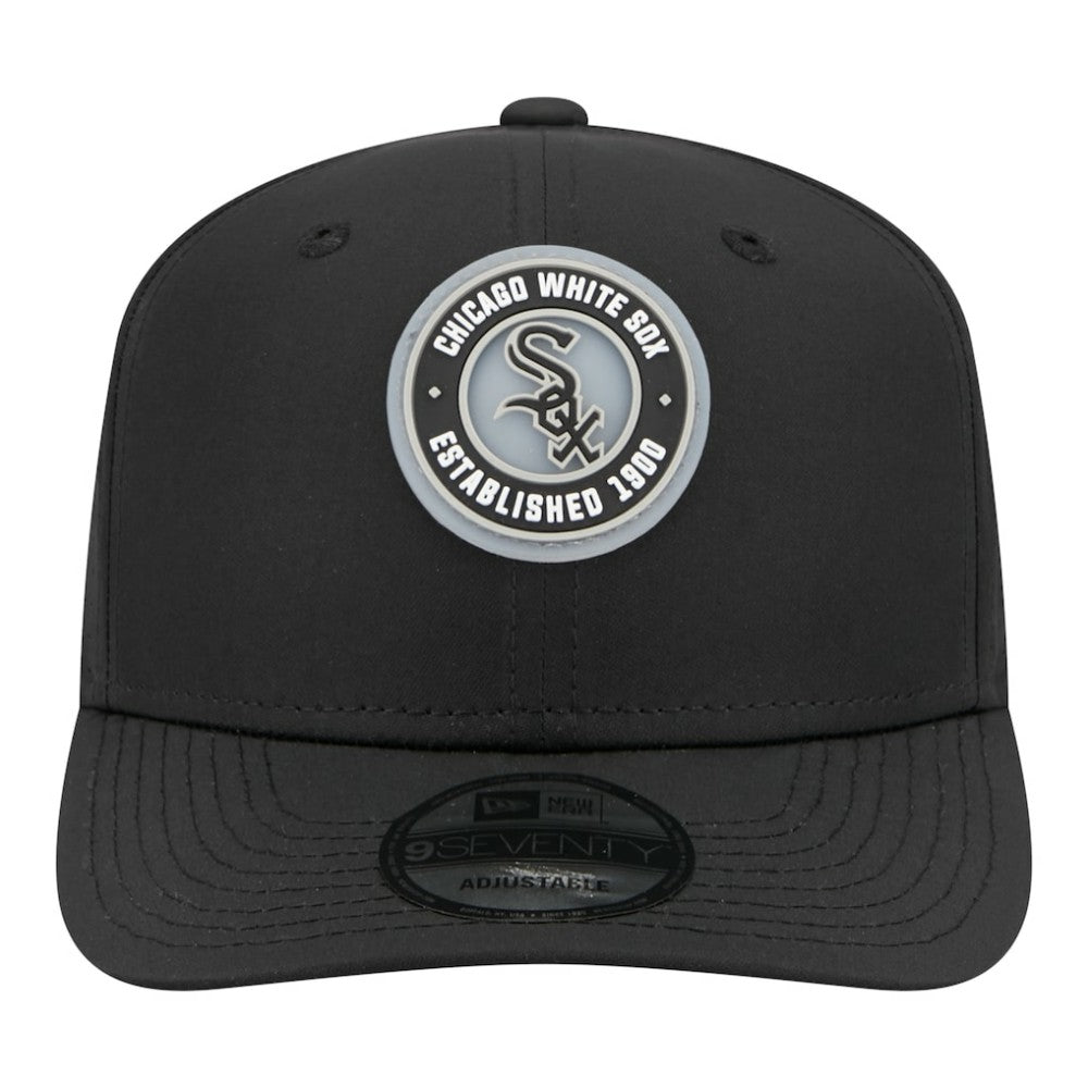 Chicago White Sox Circle 9SEVENTY Adjustable Hat Black