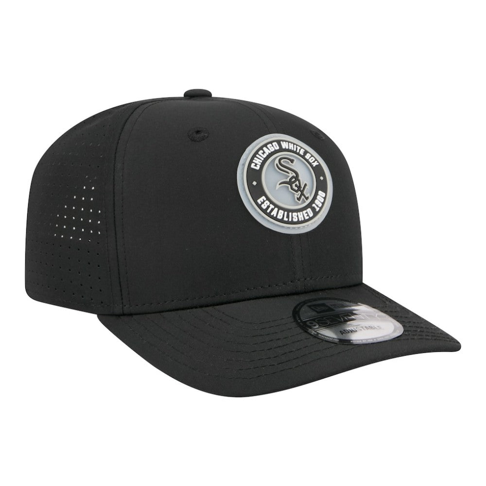 Chicago White Sox Circle 9SEVENTY Adjustable Hat Black
