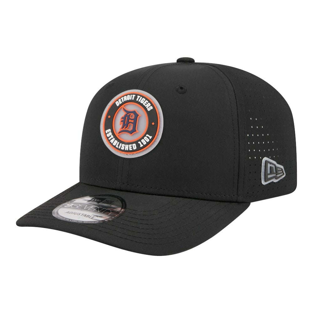 Detroit Tigers Circle 9SEVENTY Adjustable Hat Black