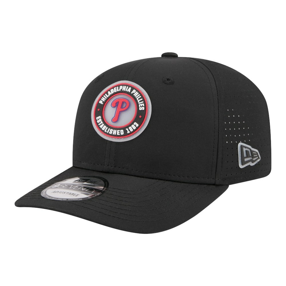 Philadelphia Phillies Circle 9SEVENTY Adjustable Hat Black