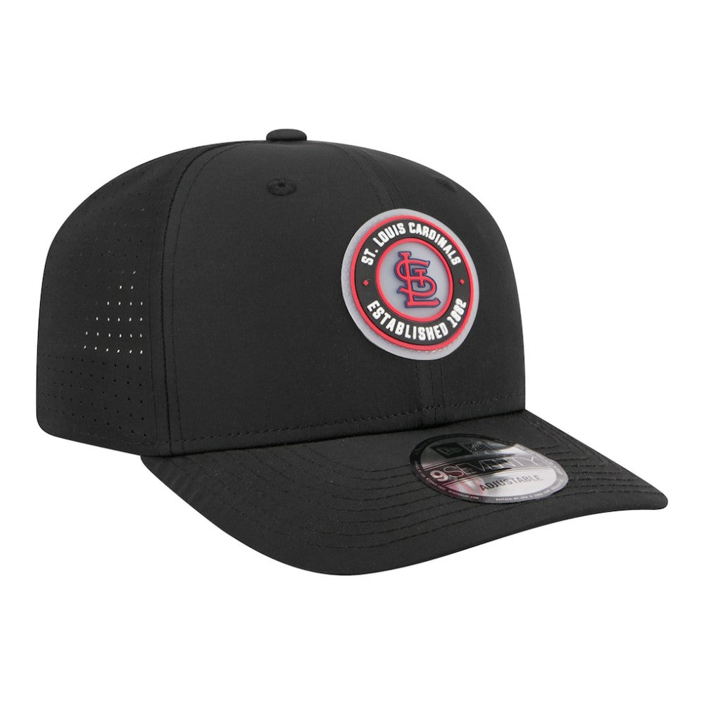 St. Louis Cardinals Circle 9SEVENTY Adjustable Hat Black