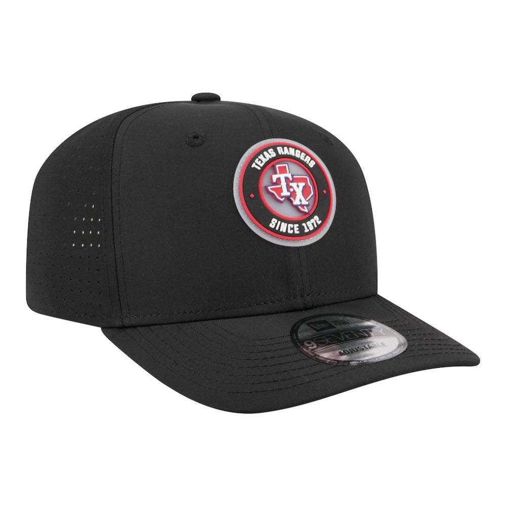 Texas Rangers Circle 9SEVENTY Adjustable Hat Black