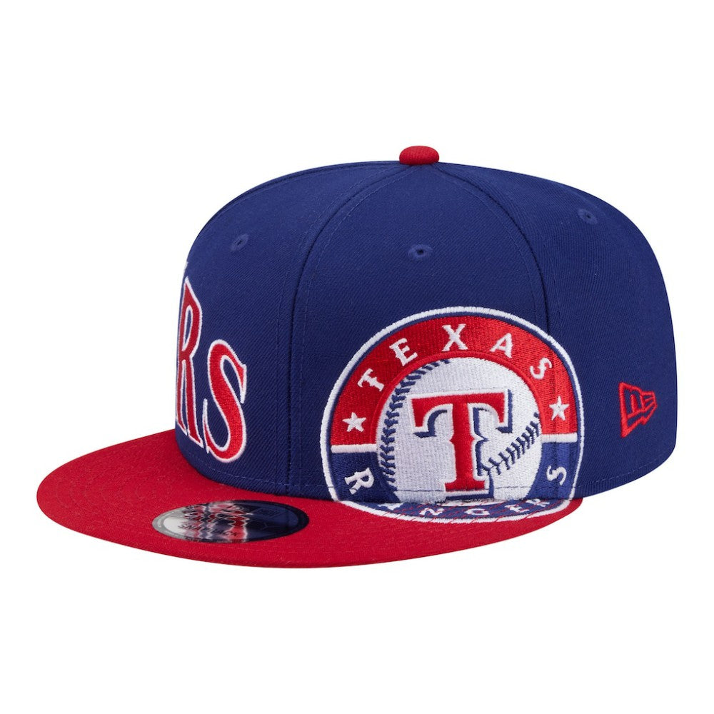 Texas Rangers Stretched Two-Tone 9FIFTY Adjustable Hat Royal/Red