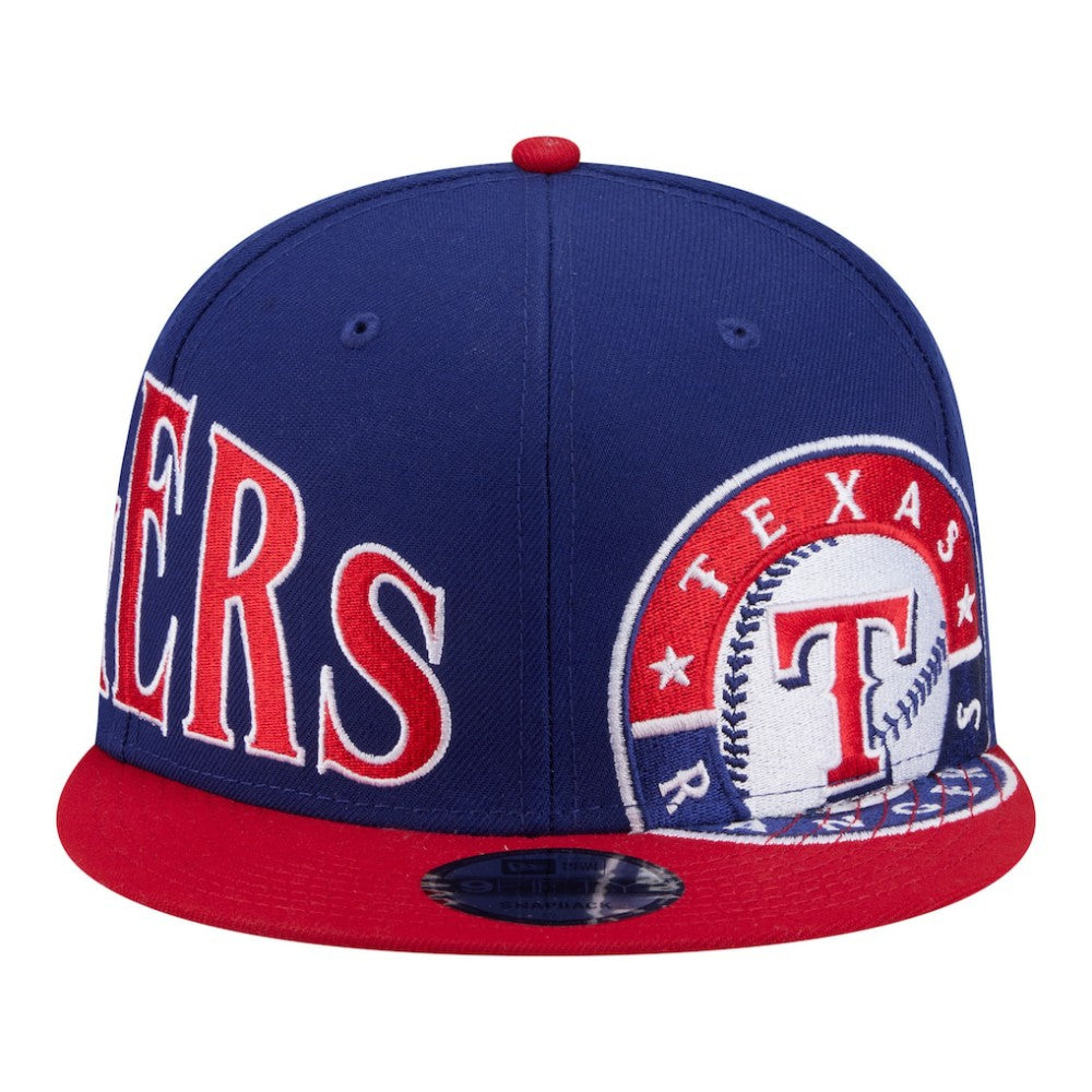 Texas Rangers Stretched Two-Tone 9FIFTY Adjustable Hat Royal/Red