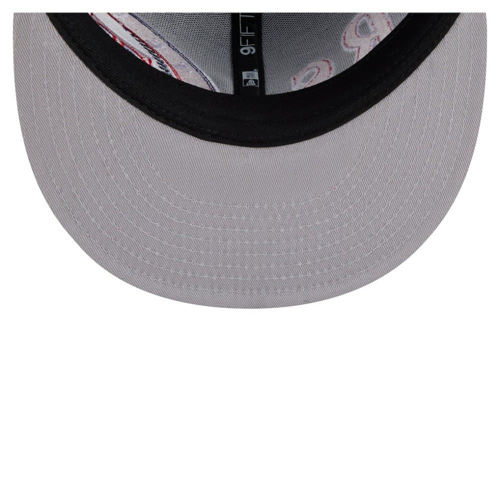Texas Rangers Stretched Two-Tone 9FIFTY Adjustable Hat Royal/Red